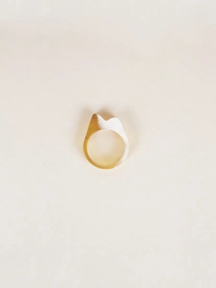 Jewelry - Ring Imine in blond horn in size S - L INDOCHINEUR X RIVÊT