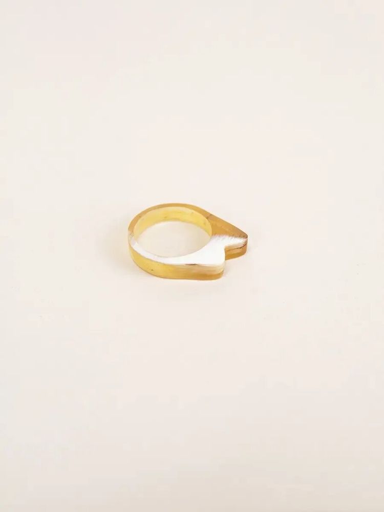 Jewelry - Ring Imine in blond horn in size S - L INDOCHINEUR X RIVÊT
