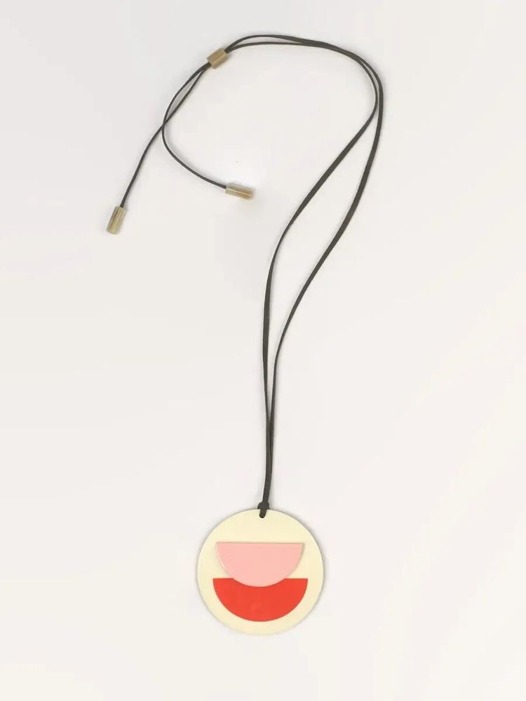 Jewelry - Pendant in horn and tricolor lacquer - L INDOCHINEUR X RIVÊT