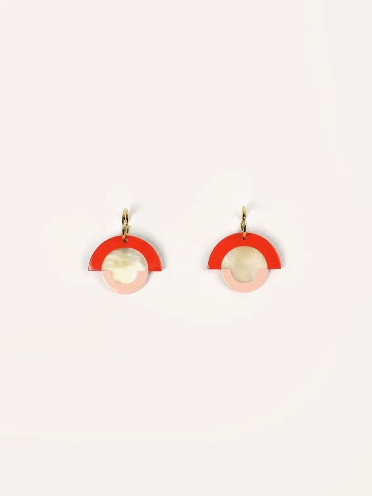 Jewelry - Lacquered horn hoop earrings - L INDOCHINEUR X RIVÊT