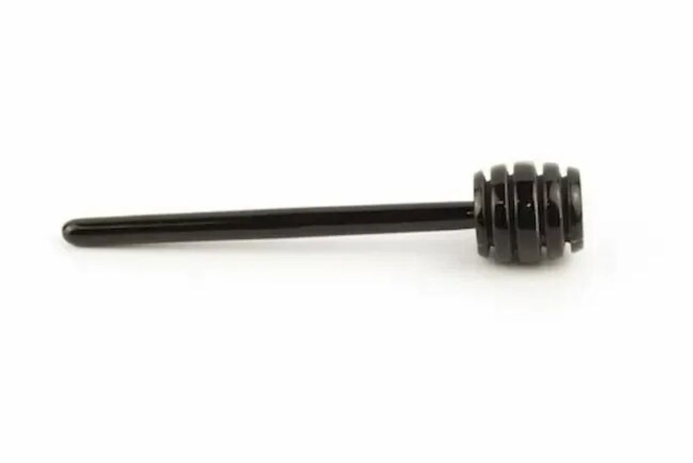 Kitchen utensils - Honey stick in plain black horn - L INDOCHINEUR X RIVÊT