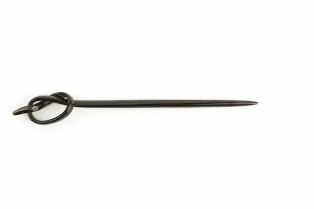 Barrettes - Knot-shaped hairpin in blond horn - L INDOCHINEUR X RIVÊT