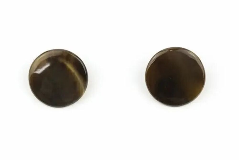 Jewelry - Disc earrings with ear-clip in hoof - L INDOCHINEUR X RIVÊT
