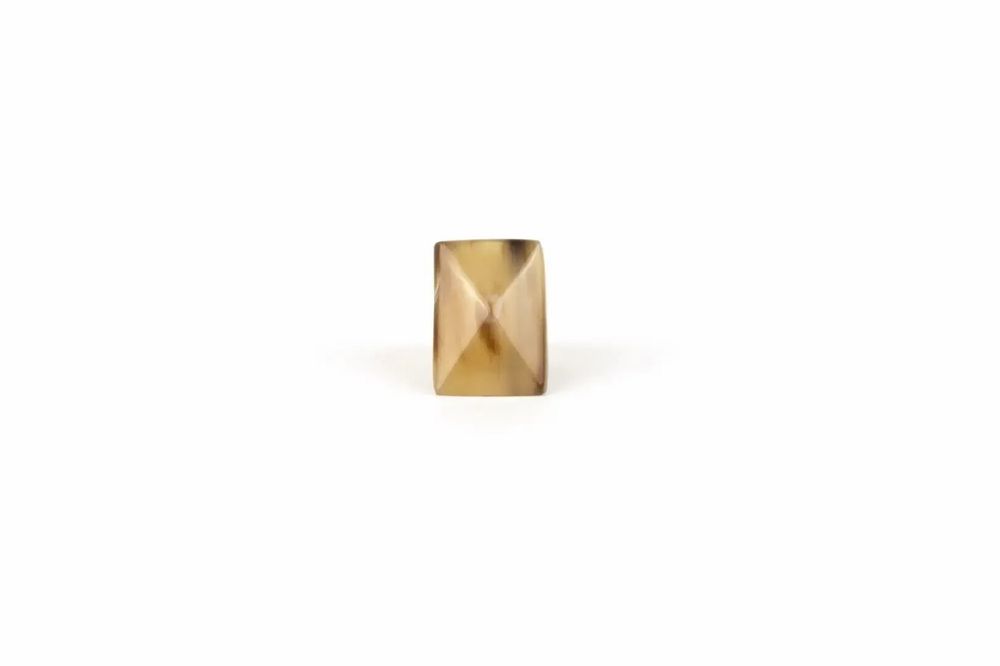 Jewelry - Pyramid ring in blond horn in Size M - L INDOCHINEUR X RIVÊT