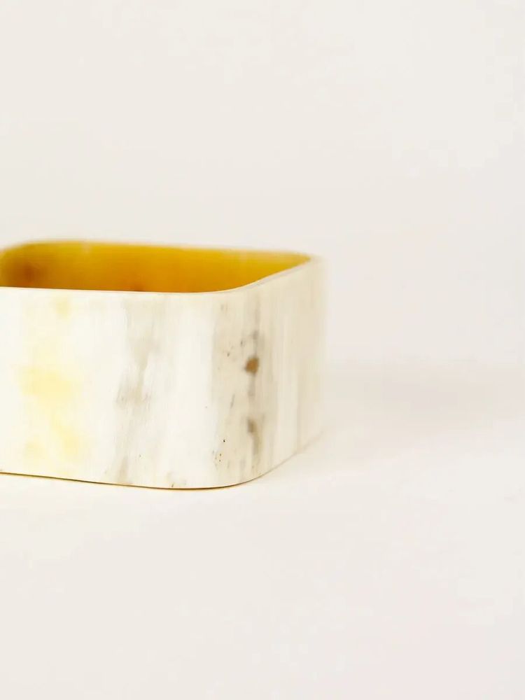 Bracelets - Cubic marbled black horn bracelet in Size M - L INDOCHINEUR X RIVÊT