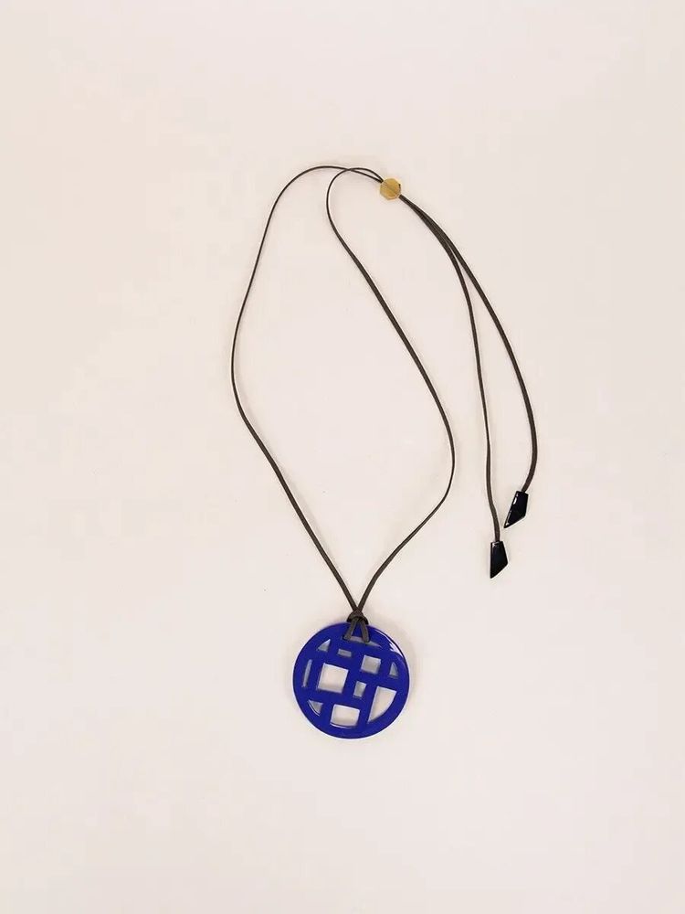 Jewelry - Checkered red lacquered pendant - L INDOCHINEUR X RIVÊT