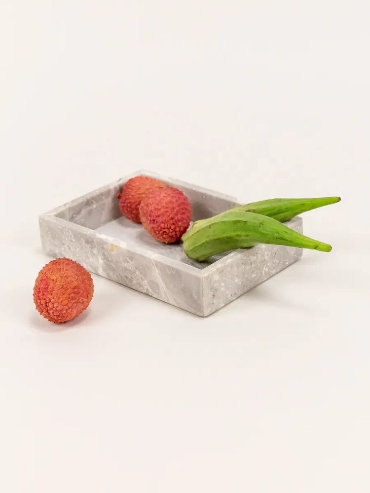 Trays - Small Titan tray in black marble - L INDOCHINEUR X RIVÊT