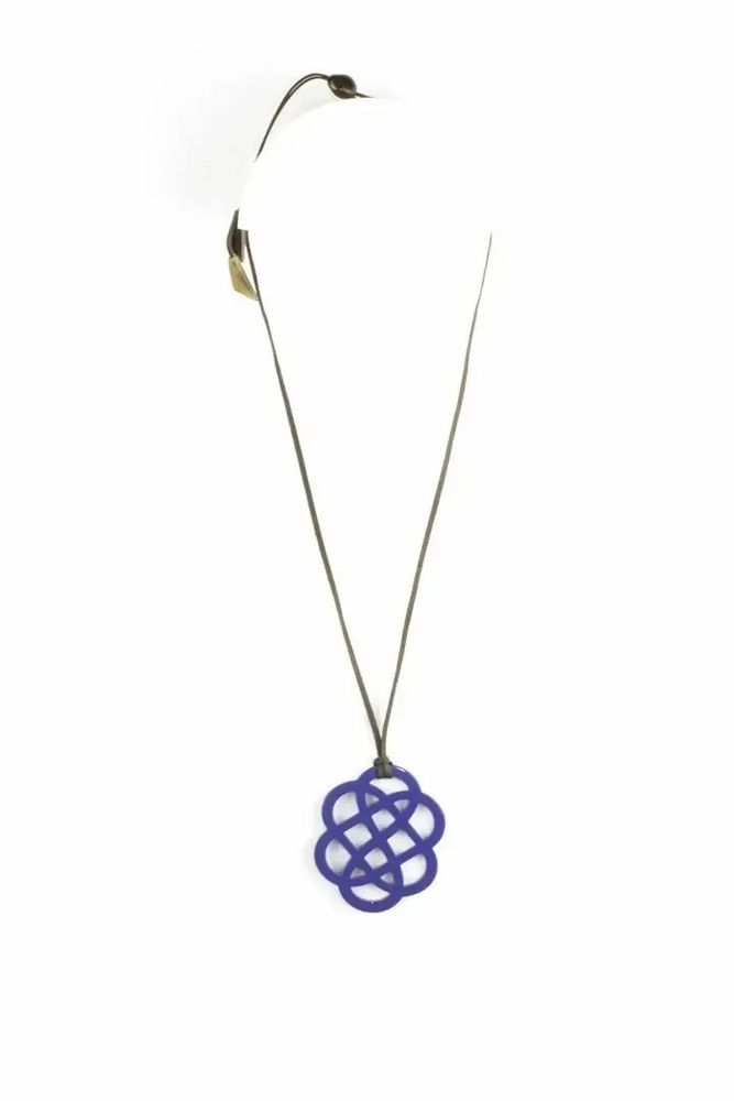 Bijoux - Pendentif fleur laqué rouge - L INDOCHINEUR X RIVÊT