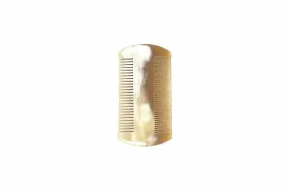 Hair accessories - Double comb in blond horn - L INDOCHINEUR X RIVÊT