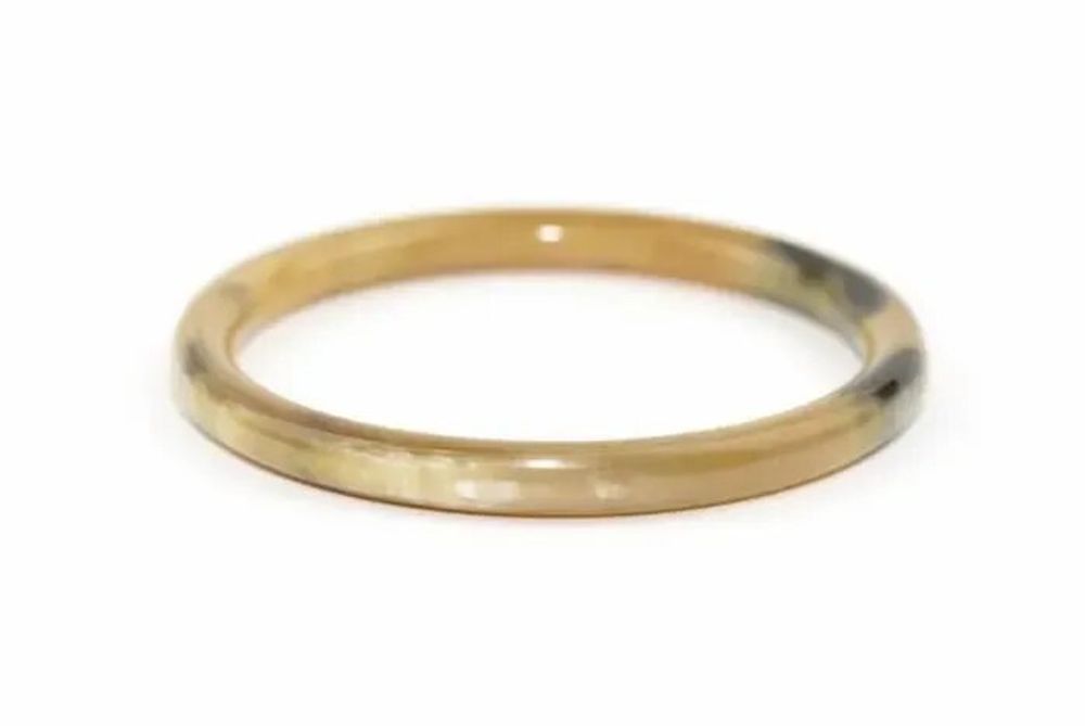 Bracelets - Single band in blond horn in Size M - L INDOCHINEUR X RIVÊT