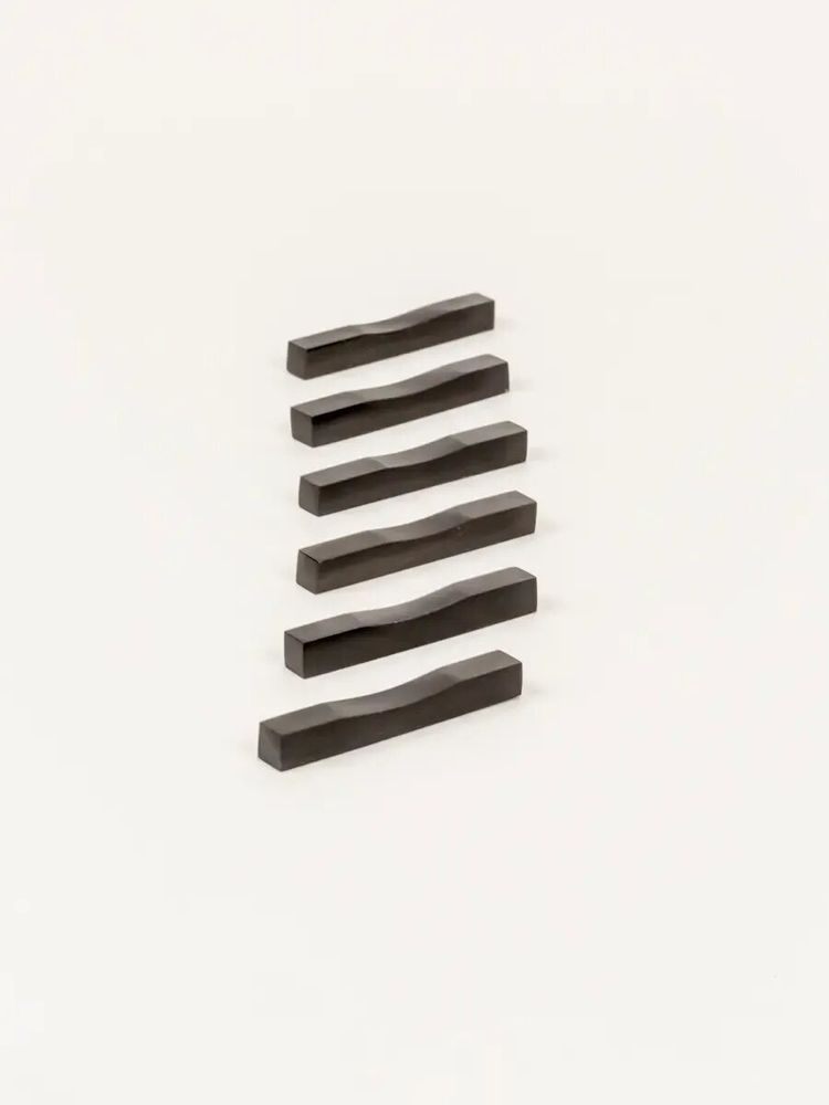 Knives - Set of 6 chopsticks in black buffalo horn - L INDOCHINEUR X RIVÊT