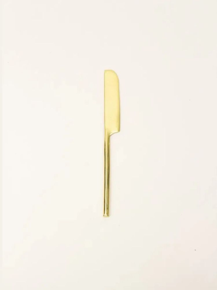 Kitchen utensils - Brass Coriander Butter Knife - L INDOCHINEUR X RIVÊT