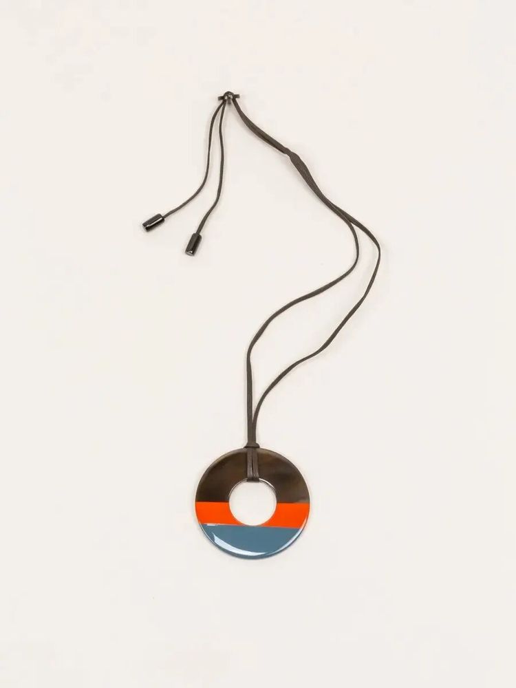 Jewelry - Ring pendant in buffalo hoof and brick and ivory lacquer - L INDOCHINEUR X RIVÊT
