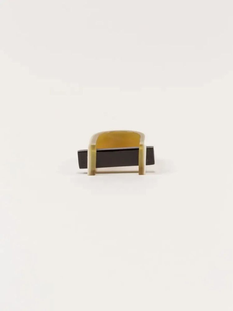 Jewelry - Canal ring in blond horn in Size S - L INDOCHINEUR X RIVÊT