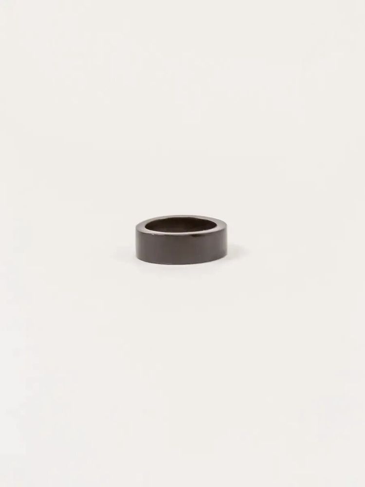 Bijoux - Bague Chemin en corne noire taille L - L INDOCHINEUR X RIVÊT