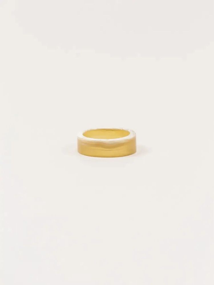 Bijoux - Bague Chemin en corne noire taille L - L INDOCHINEUR X RIVÊT