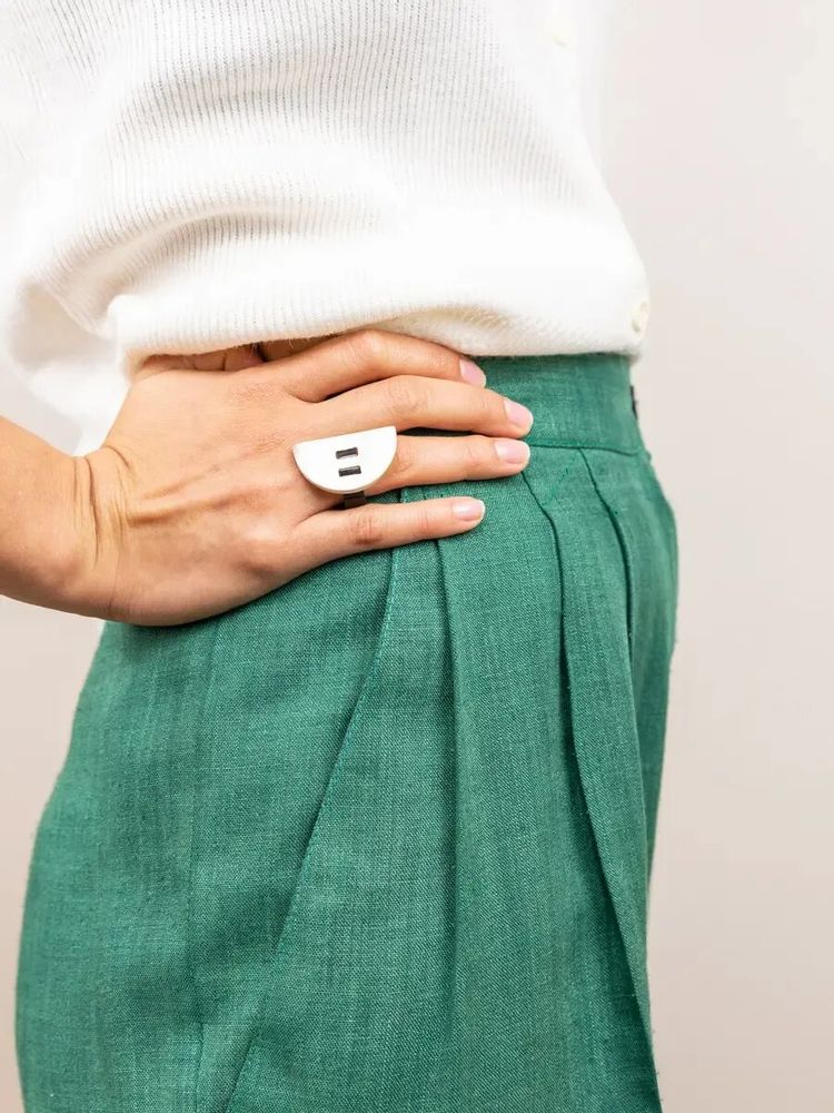 Jewelry - Pont ring in blond horn in Size L - L INDOCHINEUR X RIVÊT