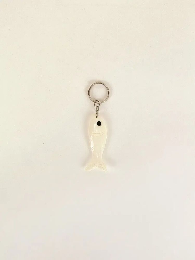 Objets de décoration - Porte clé poisson en corne noire unie (par 4) - L INDOCHINEUR X RIVÊT