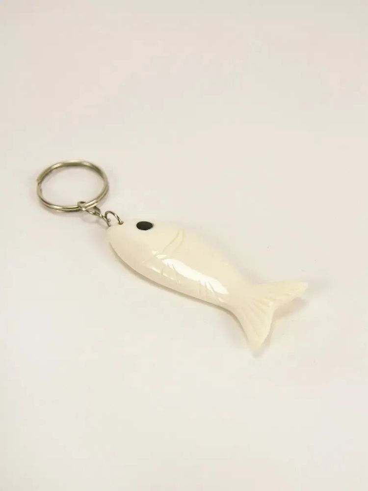 Objets de décoration - Porte clé poisson en corne noire unie (par 4) - L INDOCHINEUR X RIVÊT