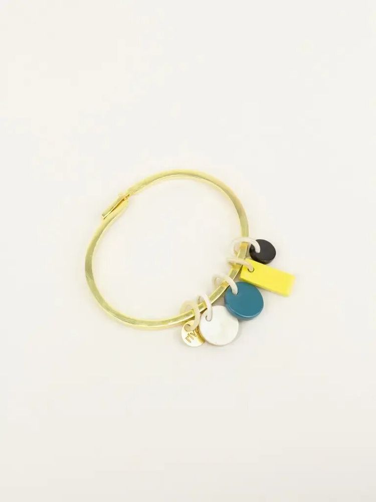 Bracelets - Bracelet Délos en laiton naturel avec 4 pampilles - L INDOCHINEUR X RIVÊT