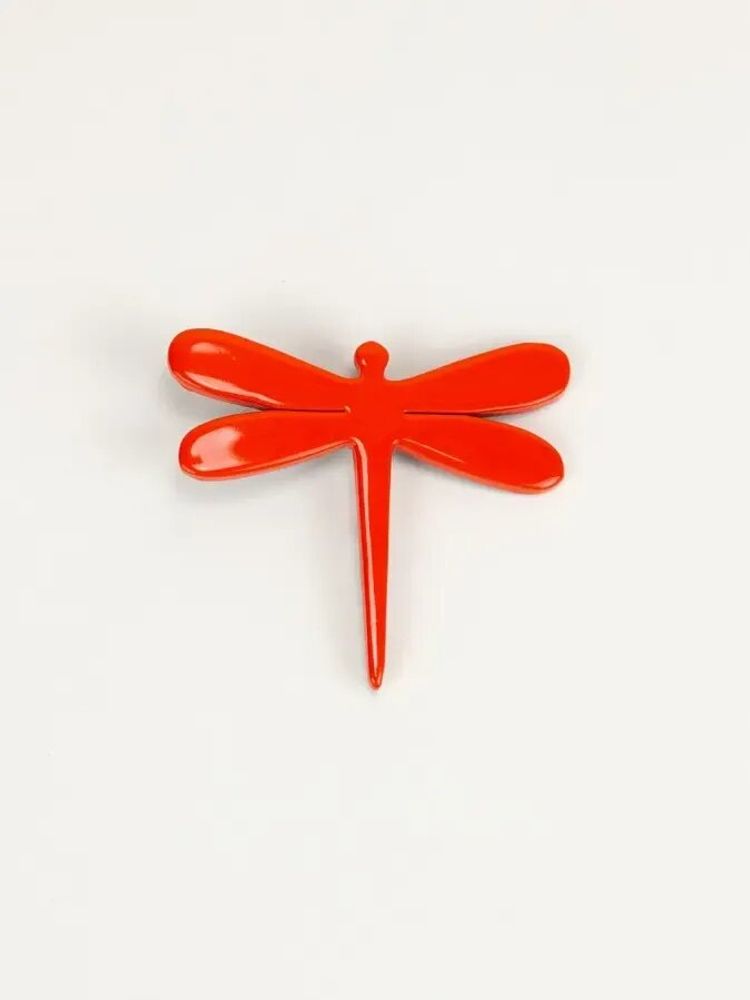 Brooches - Dragonfly brooch in horn and blue-gray lacquer - L INDOCHINEUR X RIVÊT