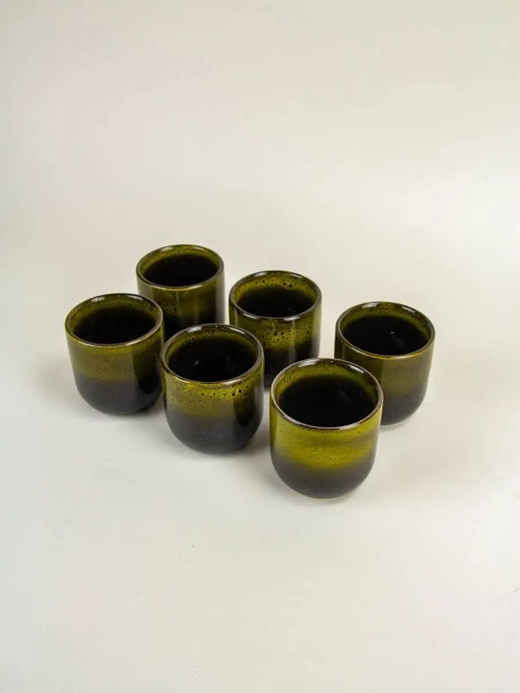 Accessoires thé et café - Set de 6 tasses hoa bien bleu, 150ml - L INDOCHINEUR X RIVÊT