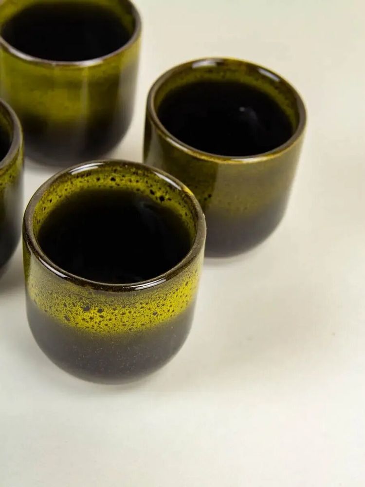 Accessoires thé et café - Set de 6 tasses hoa bien bleu, 150ml - L INDOCHINEUR X RIVÊT
