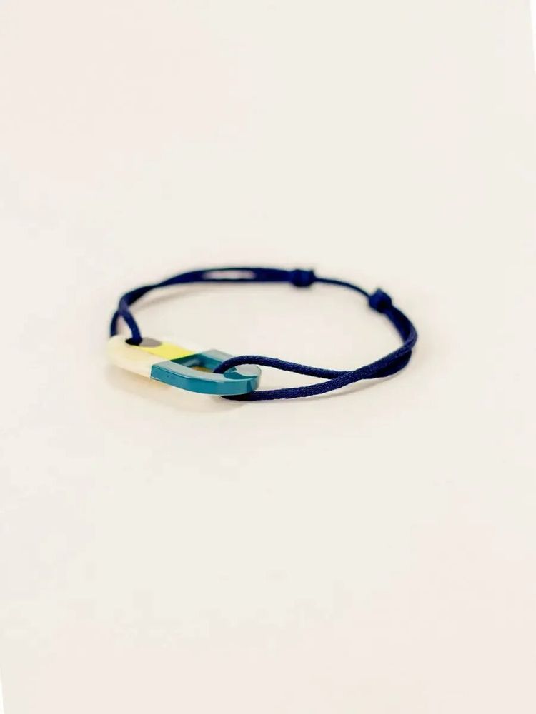 Bracelets - Malekula cord bracelet in horn and lacquer - L INDOCHINEUR X RIVÊT