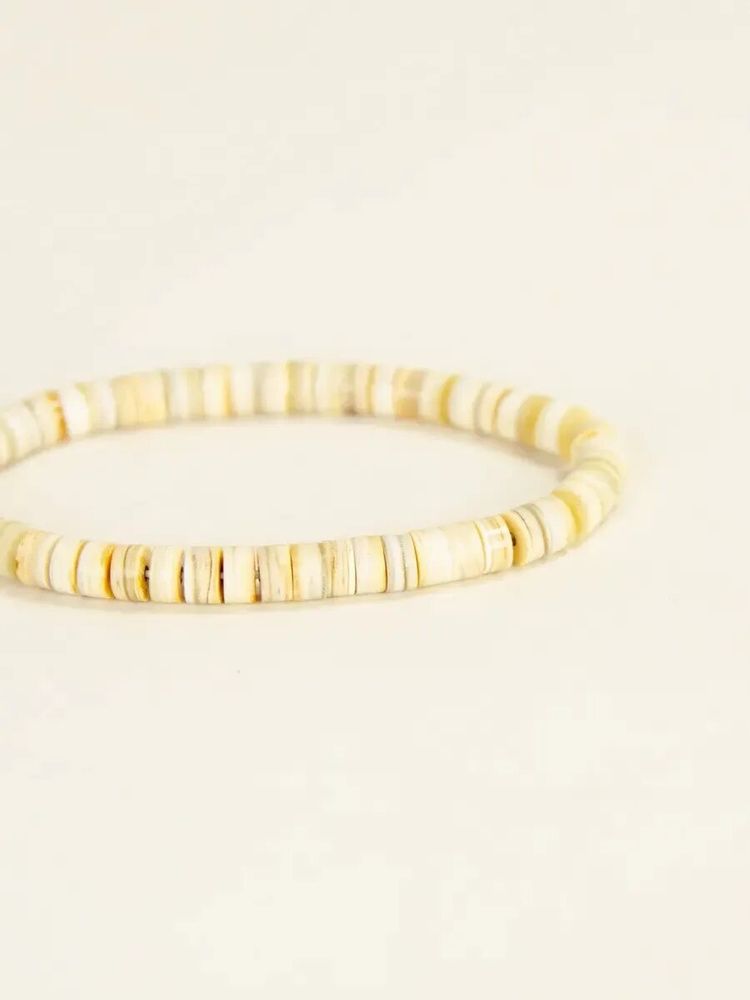 Bracelets - Pastilles elastic bracelet in hoof with lacquer - L INDOCHINEUR X RIVÊT