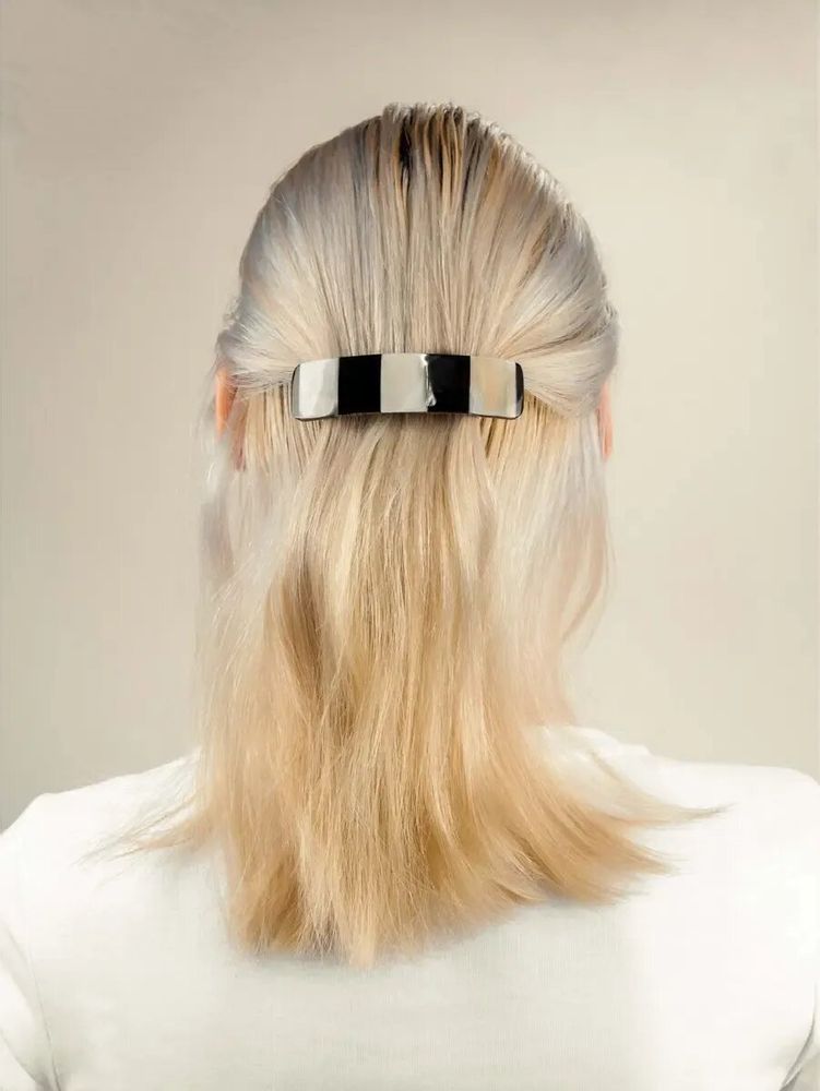 Barrettes - Small Damier barrette - L INDOCHINEUR X RIVÊT