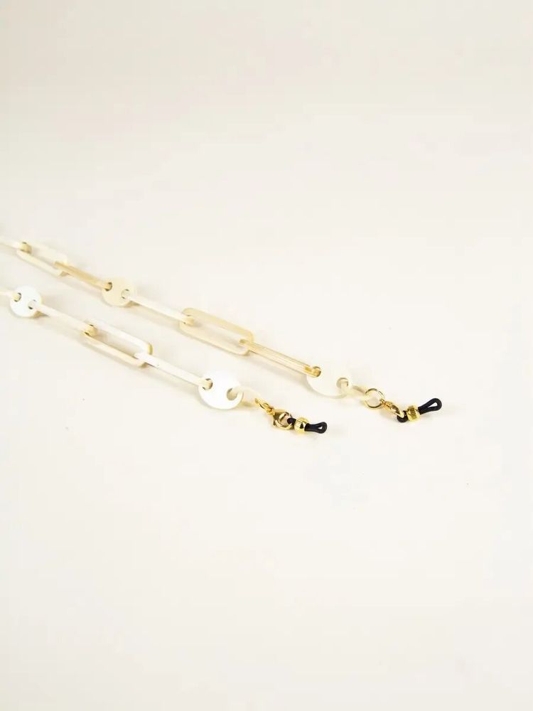 Glasses - Glasses chain in blond horn - L INDOCHINEUR X RIVÊT