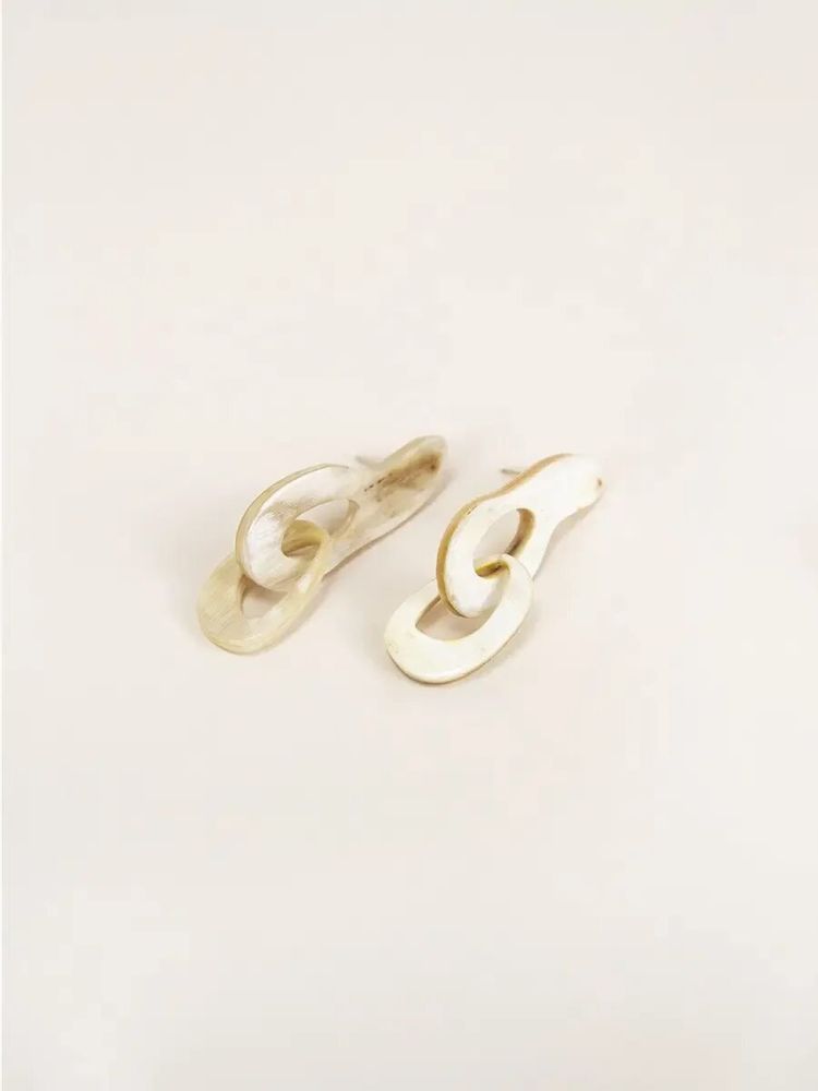 Jewelry - Blond horn Chaire earrings - L INDOCHINEUR X RIVÊT