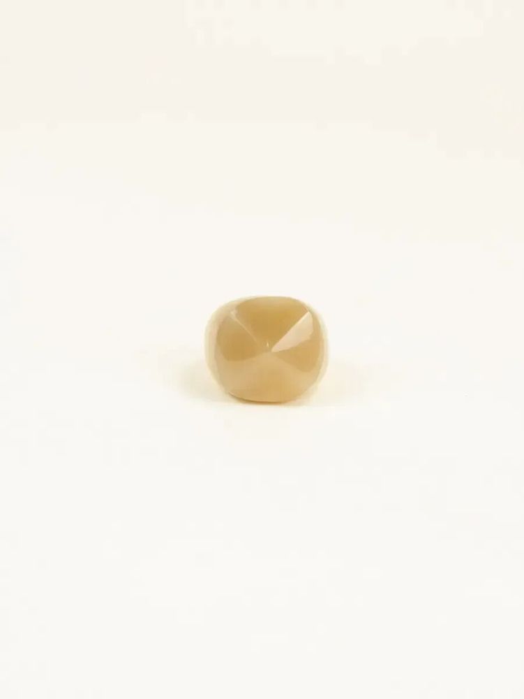 Bijoux - Bague Radiant en corne blonde taille L - L INDOCHINEUR X RIVÊT