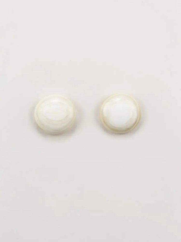 Bijoux - Boucles d'oreilles à clips Mont en corne blonde - L INDOCHINEUR X RIVÊT