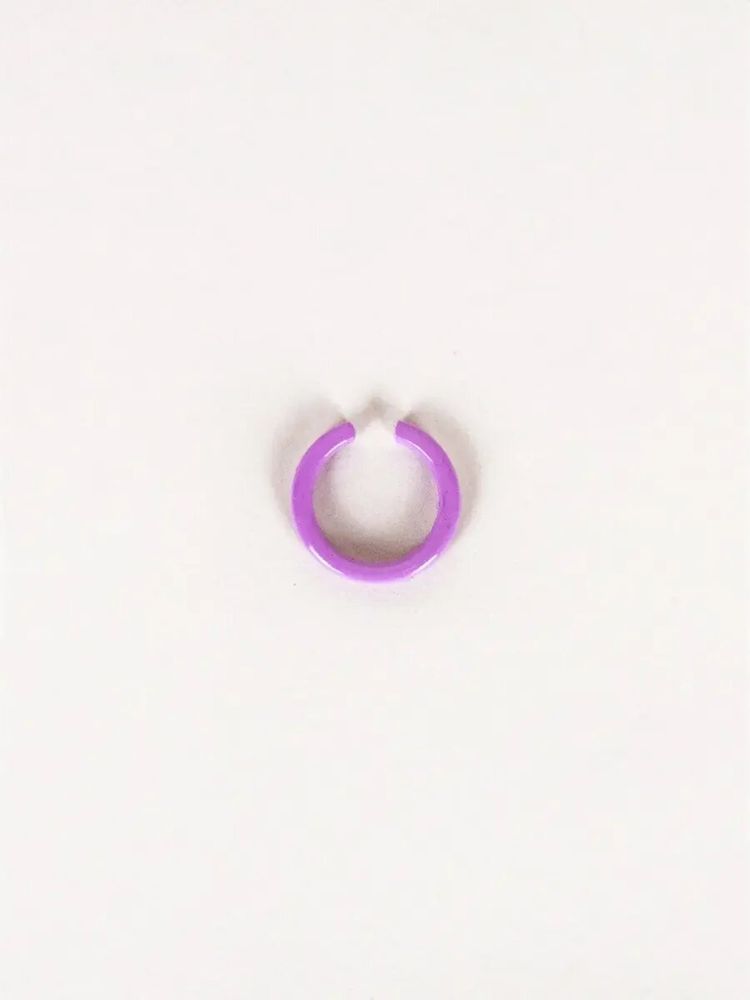 Jewelry - Set of 3 fine earcuffs in horn and orange lacquer 10-12-16 mm - L INDOCHINEUR X RIVÊT