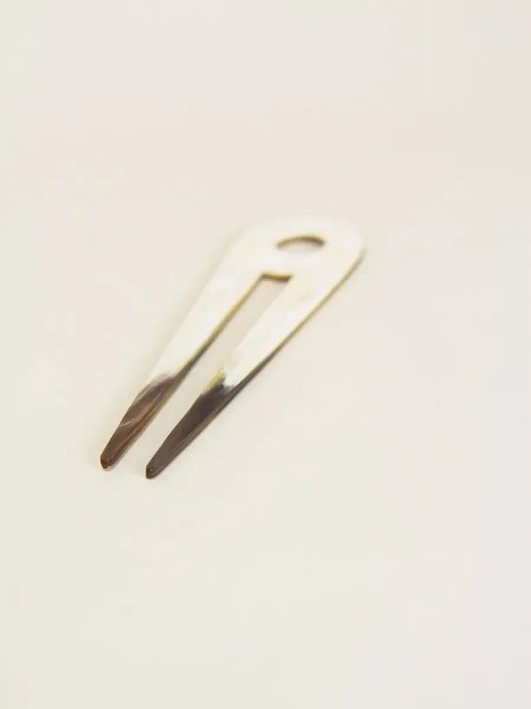 Barrettes - Double pique à cheveux en corne blonde Africaine de zébu - L INDOCHINEUR X RIVÊT