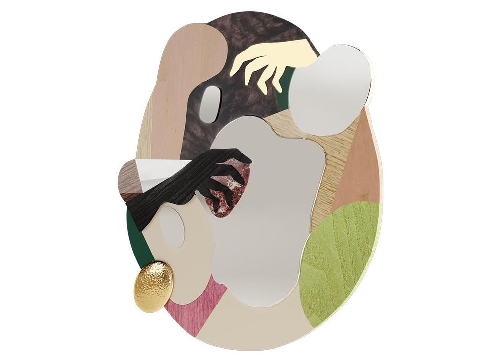 Miroirs - Ih Man in Mirror fabriqué à la main au Portugal par Malabar - MALABAR