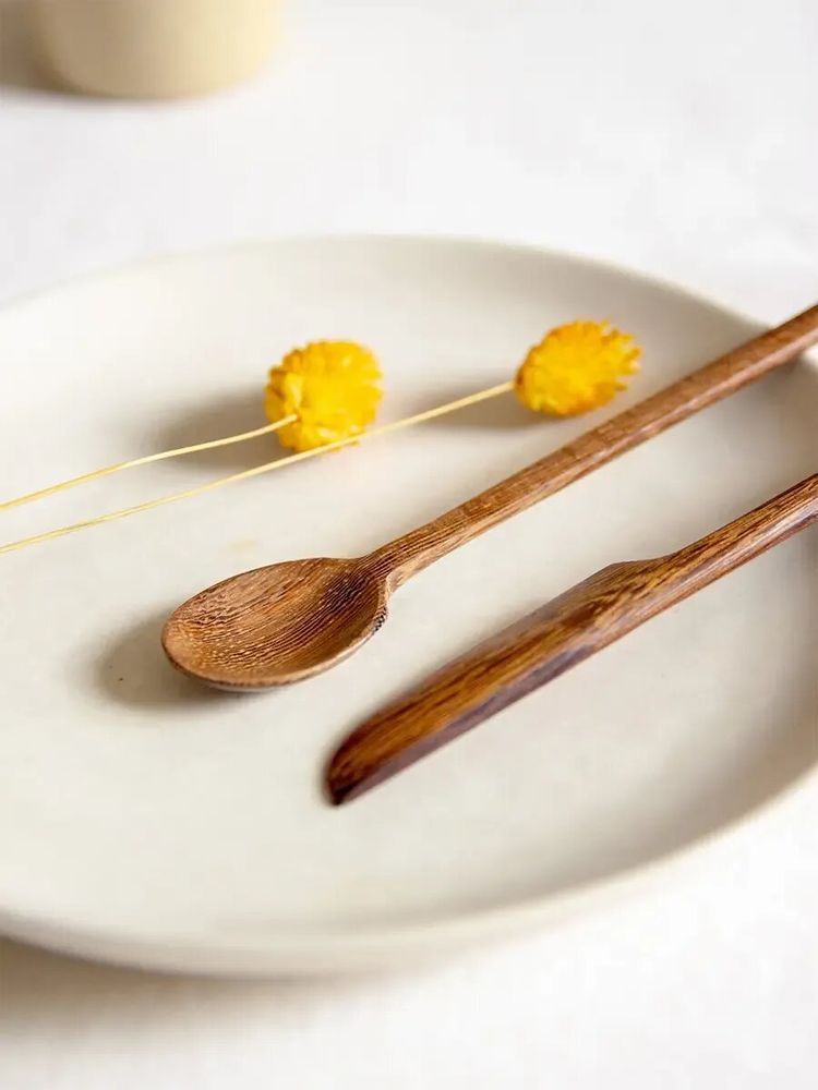 Kitchen utensils - Baguette jam spoons in wood - L INDOCHINEUR X RIVÊT