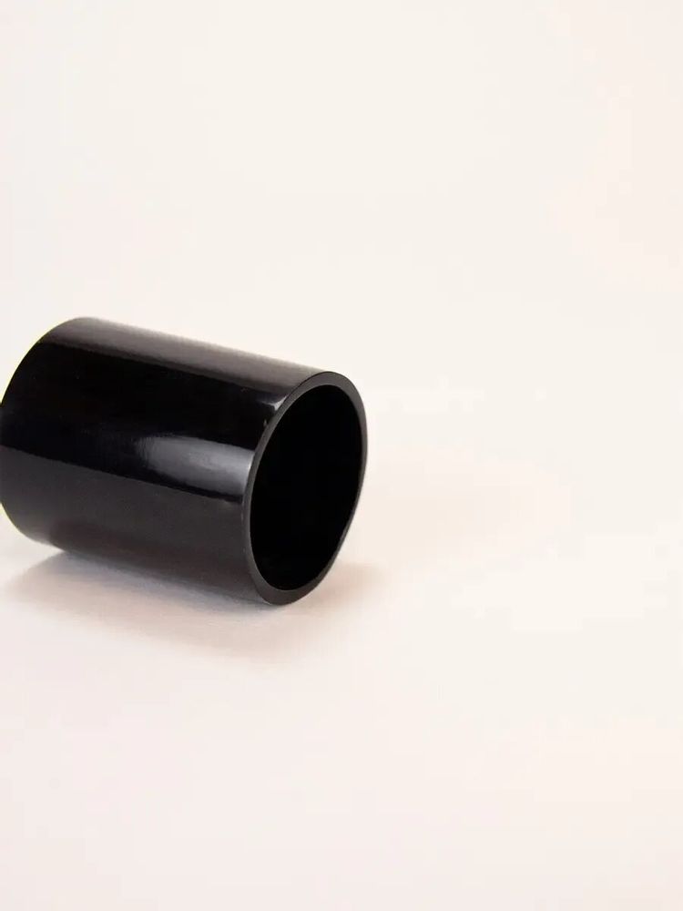 Napkins - Set of 6 napkin rings in black marble horn - L INDOCHINEUR X RIVÊT