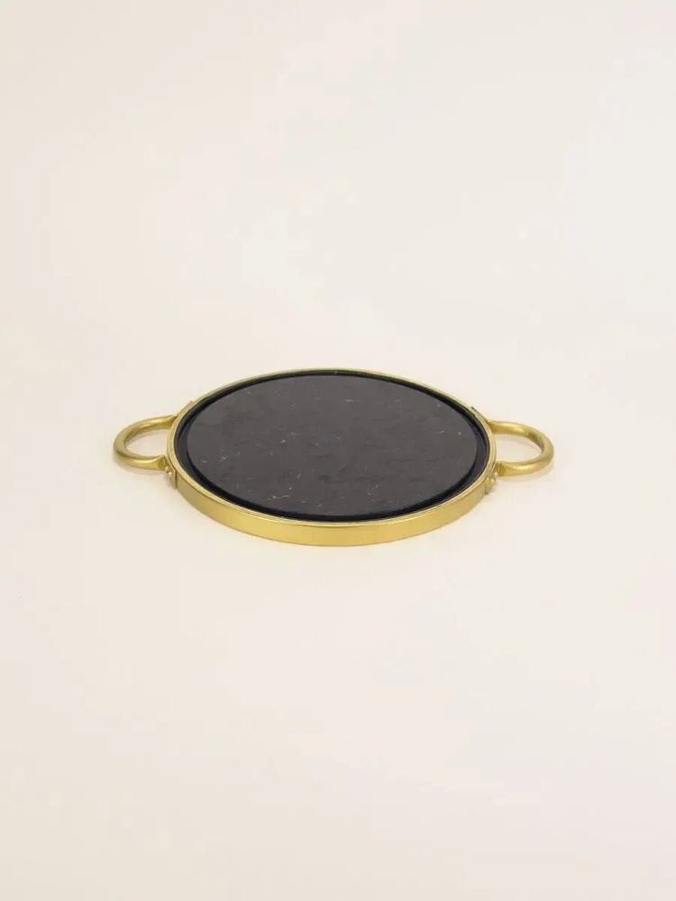 Trays - Kobe tray in black marble - L INDOCHINEUR X RIVÊT
