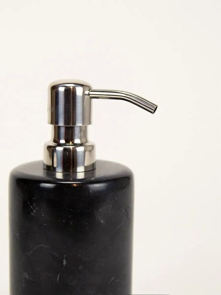 Caskets and boxes - Soap dispenser in black marble - L INDOCHINEUR X RIVÊT