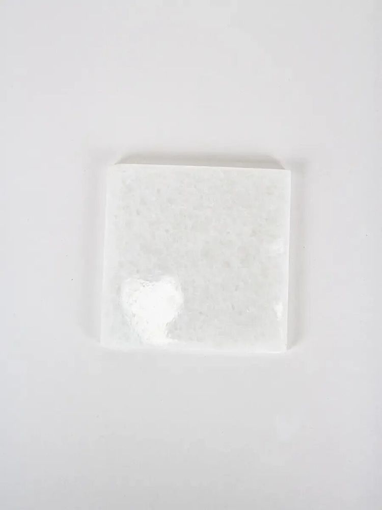 Glass - Sample of gray ocher Thanh Hoa marble (shiny finish) - L INDOCHINEUR X RIVÊT