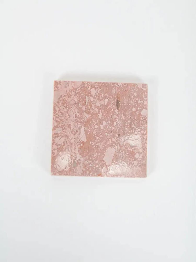 Glass - Sample of beige marble with wood-like veining (shiny finish) - L INDOCHINEUR X RIVÊT