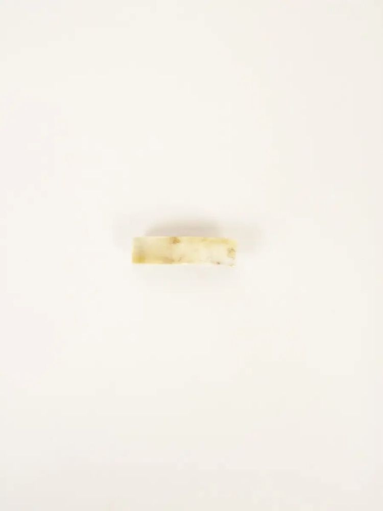 Barrettes - Mini rectangular hair clip in blond horn - L INDOCHINEUR X RIVÊT