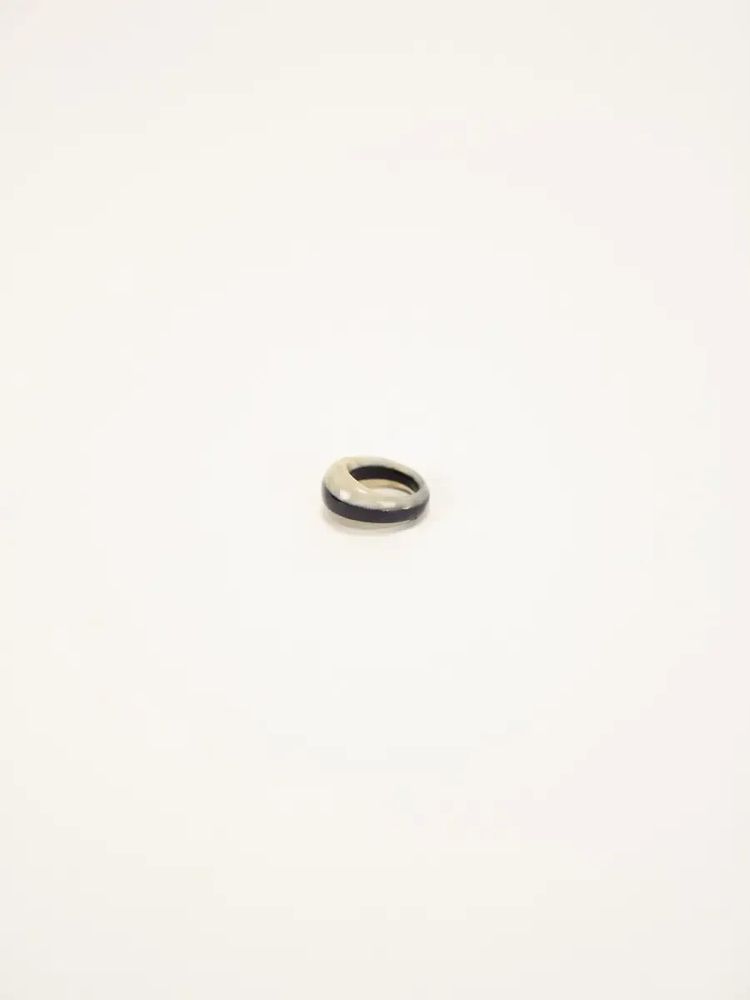 Bijoux - Bague mix corne blonde et noire - L INDOCHINEUR X RIVÊT
