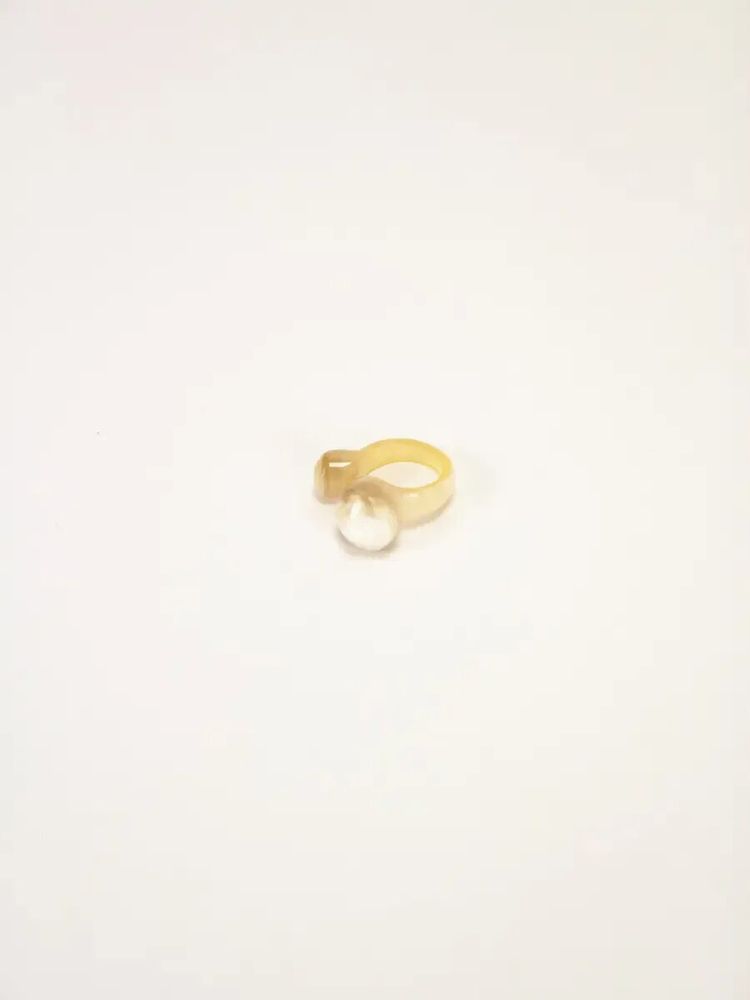 Jewelry - Cailloux blond horn ring in size M - L INDOCHINEUR X RIVÊT
