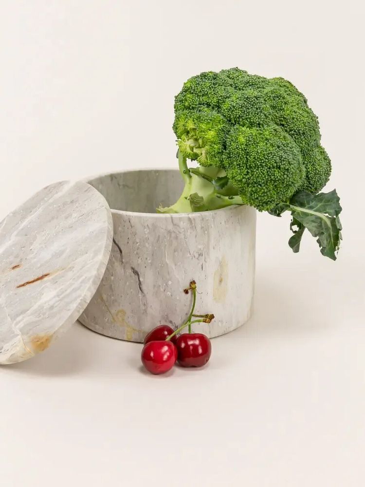 Caskets and boxes - Jupiter box in grey marble - L INDOCHINEUR X RIVÊT