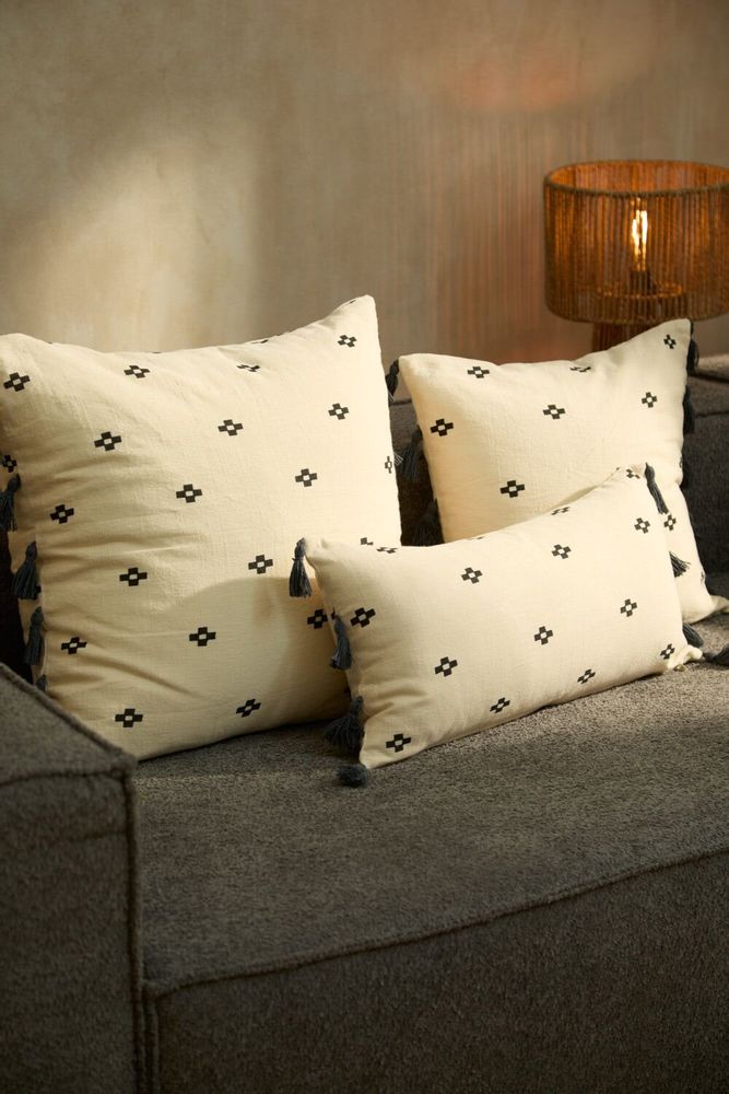 Coussins - HOUSSES DE COUSSIN EN COTON - CALMA HOUSE