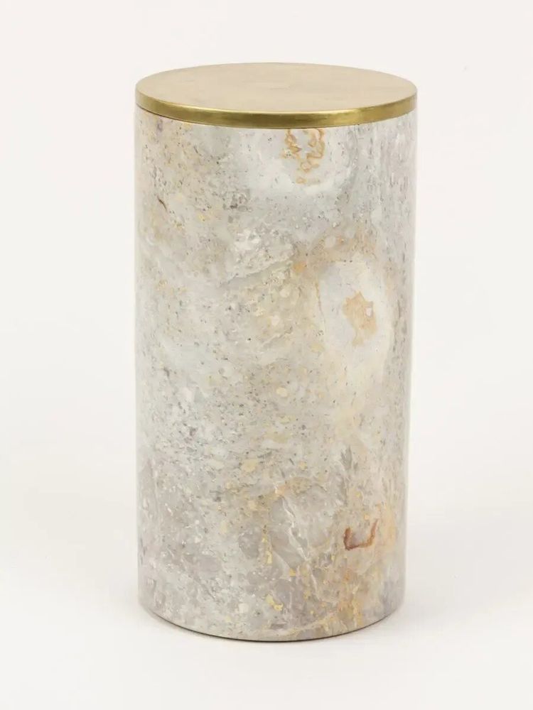 Caskets and boxes - Saturn brass and black marble box - L INDOCHINEUR X RIVÊT
