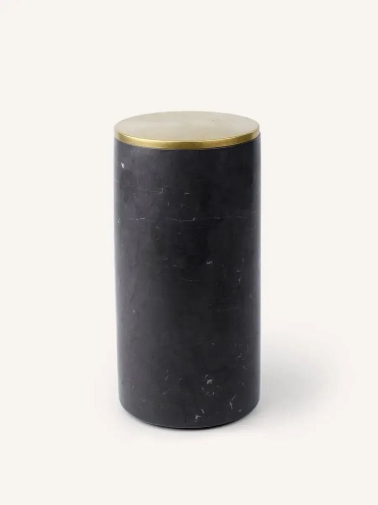 Caskets and boxes - Saturn brass and black marble box - L INDOCHINEUR X RIVÊT